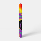 カラー魔法抽象芸術3Dレインボワート SAMSUNG GALAXYケース (左側面)