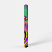 カラー魔法抽象芸術3Dレインボワート SAMSUNG GALAXYケース (右側面)