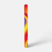 カラー魔法抽象芸術3Dレインボワート SAMSUNG GALAXYケース (左側面)