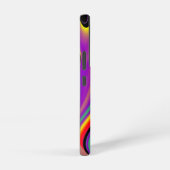 カラー魔法抽象芸術3Dレインボワート SAMSUNG GALAXYケース (右側面)