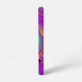 カラー魔法抽象芸術3Dレインボワート SAMSUNG GALAXYケース (左側面)