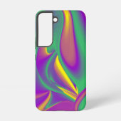 カラー魔法抽象芸術3Dレインボワート SAMSUNG GALAXYケース (裏面)