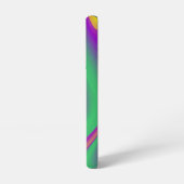 カラー魔法抽象芸術3Dレインボワート SAMSUNG GALAXYケース (左側面)
