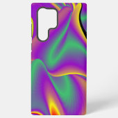 カラー魔法抽象芸術3Dレインボワート SAMSUNG GALAXYケース (裏面)