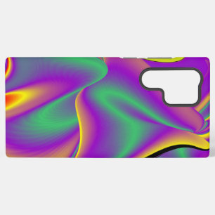 カラー魔法抽象芸術3Dレインボワート SAMSUNG GALAXY S22 ULTRAケース