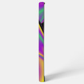 カラー魔法抽象芸術3Dレインボワート SAMSUNG GALAXYケース (左側面)