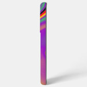 カラー魔法抽象芸術3Dレインボワート SAMSUNG GALAXYケース (裏面横)