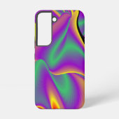 カラー魔法抽象芸術3Dレインボワート SAMSUNG GALAXYケース (裏面)