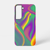 カラー魔法抽象芸術3Dレインボワート SAMSUNG GALAXYケース (裏面)