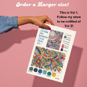 カラー魔法 – アーティストのカラーパレット16進コード 三つ折りクリスマスカード