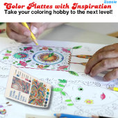 カラー魔法 – アーティストのカラーパレット16進コード 三つ折りクリスマスカード