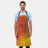 カラー鮮やかの爆発 エプロン (着用した状態)