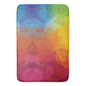 カラー鮮やかの爆発 バスマット (正面縦)