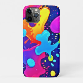 カラー鮮やかアートの爆発のスプラッシュ iPhone 11 PROケース