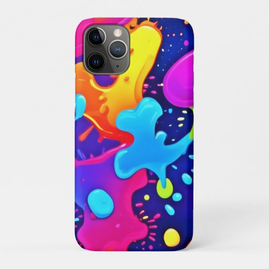 カラー鮮やかアートの爆発のスプラッシュ Case-Mate iPhoneケース (裏)