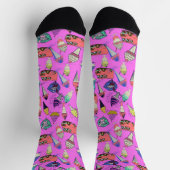 カラー鮮やかクルーソックス ソックス (上部)