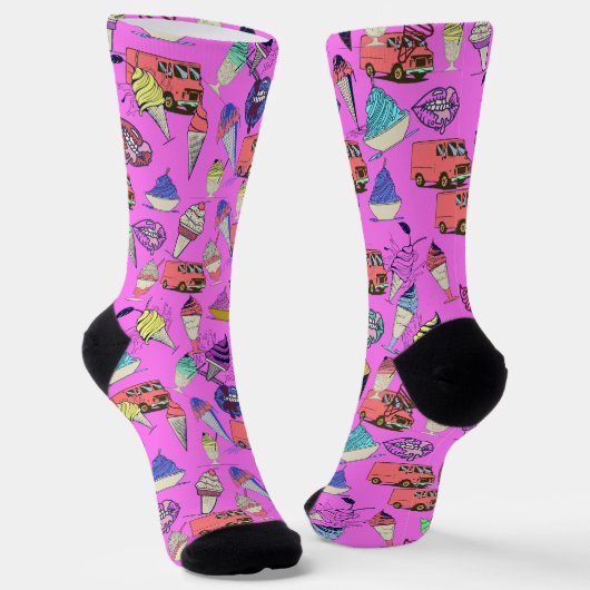 カラー鮮やかクルーソックス ソックス (傾斜あり)