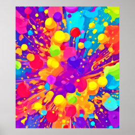カラー鮮やかスパッタ ポスター