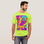 カラー鮮やかスパッタ Tシャツ (正面フル)