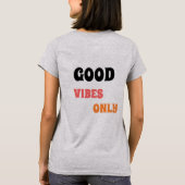 「カラー鮮やかスプラッシュ女子Tシャツトレンディーカソール Tシャツ (裏面)