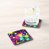 カラー鮮やかスプラッシュ コースター (右側)