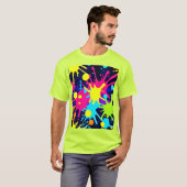 カラー鮮やかスプラッシュ Tシャツ (正面フル)