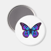 カラー鮮やかバタフライ磁石 マグネット (正面/裏面)