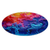 カラー鮮やかフュージョン芸術 カッティングボード (角)