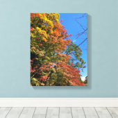 カラー鮮やかモプル キャンバスプリント (インサイチュ (ウッドフロア))