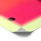 カラー鮮やか抽象芸術アートの渦 ポスター (角)