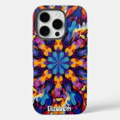 カラー鮮やか抽象芸術マンダラ Case-Mate iPhoneケース (裏面)