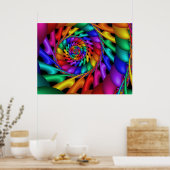 カラー11抽象芸術アート ポスター (キッチン)