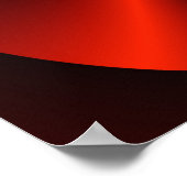 カラー2抽象芸術アート ポスター (角)