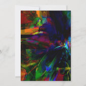 カラー4アートショーの招待 招待状 (裏面)