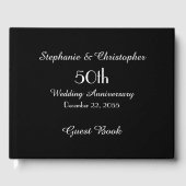 カラー50周年記念パーティーの選択 ゲストブック (正面)