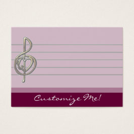 カラー・エンボス加工の トレブル・クレフ を選んで、聞いてみて