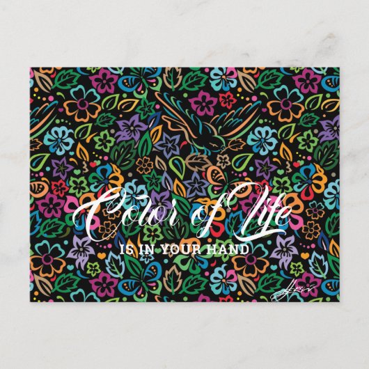 カラー・オブ・ライフ ポストカード (正面)