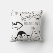 カラー&カドル動物枕 クッション (裏面)