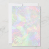 カラー シフト ウェディング 招待状 (裏面)