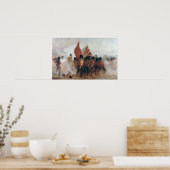 カラー:スコットガードの前進 ポスター (キッチン)