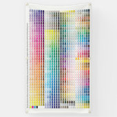 カラー・チャート 横断幕 (縦)