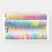 カラー・チャート 横断幕 (横)