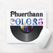 「カラー」ハーフビニールアルバム マウスパッド (マウス)