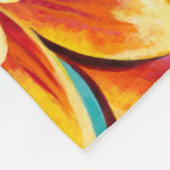 カラー・バーストII フリースブランケット (角)