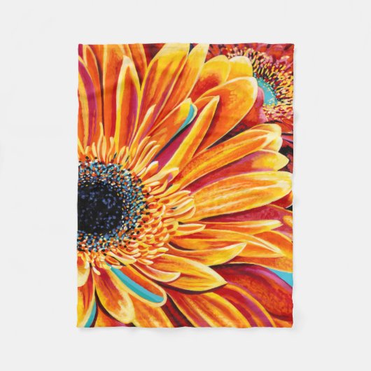 カラー・バーストII フリースブランケット (正面)