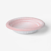 カラー ピンク ローズゴールド おしゃれな テンプレート モダン ペーパーボウル (傾斜あり)