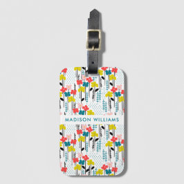 カラー フラワー 荷物 タグ