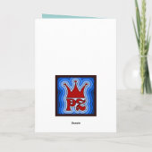 カラー・ブラインドのバレンタイン・デイ・カードが好き シーズンカード (裏面)