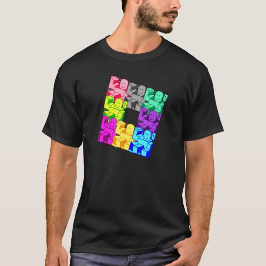 カラー ブロックス Tシャツ (正面)