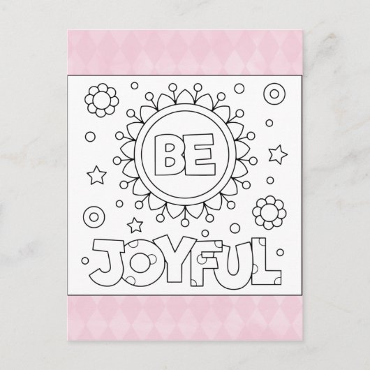 カラー ミー ビー ジョイフル | インスピレーション アクティビティ カード (正面)